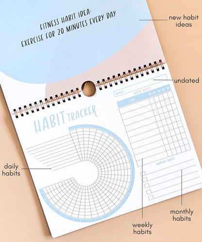 Lamare Habit Tracker Calendar 2026 – Premium Daily Habit Tracker Journal