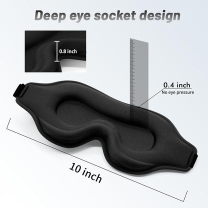 3D Weighted Eye Mask for Lash Extensions, Eye Covers for Sleep