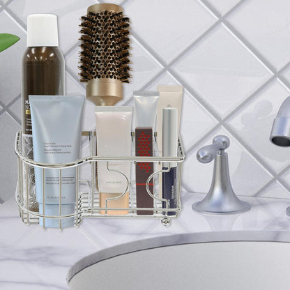 Simple Houseware Multi-Functional 6 Slots Toothbrush Holder, Bronze