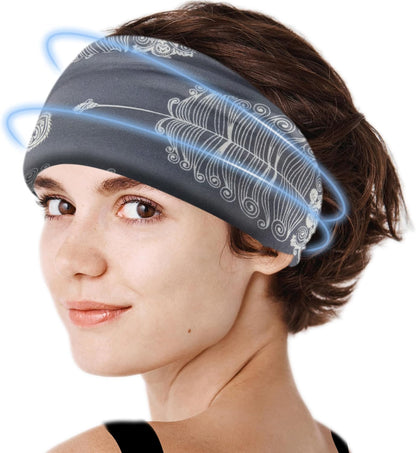 Crimmy Migraine Relief Cap, Headache Ice Pack Headband, Cold Face Eye Mask