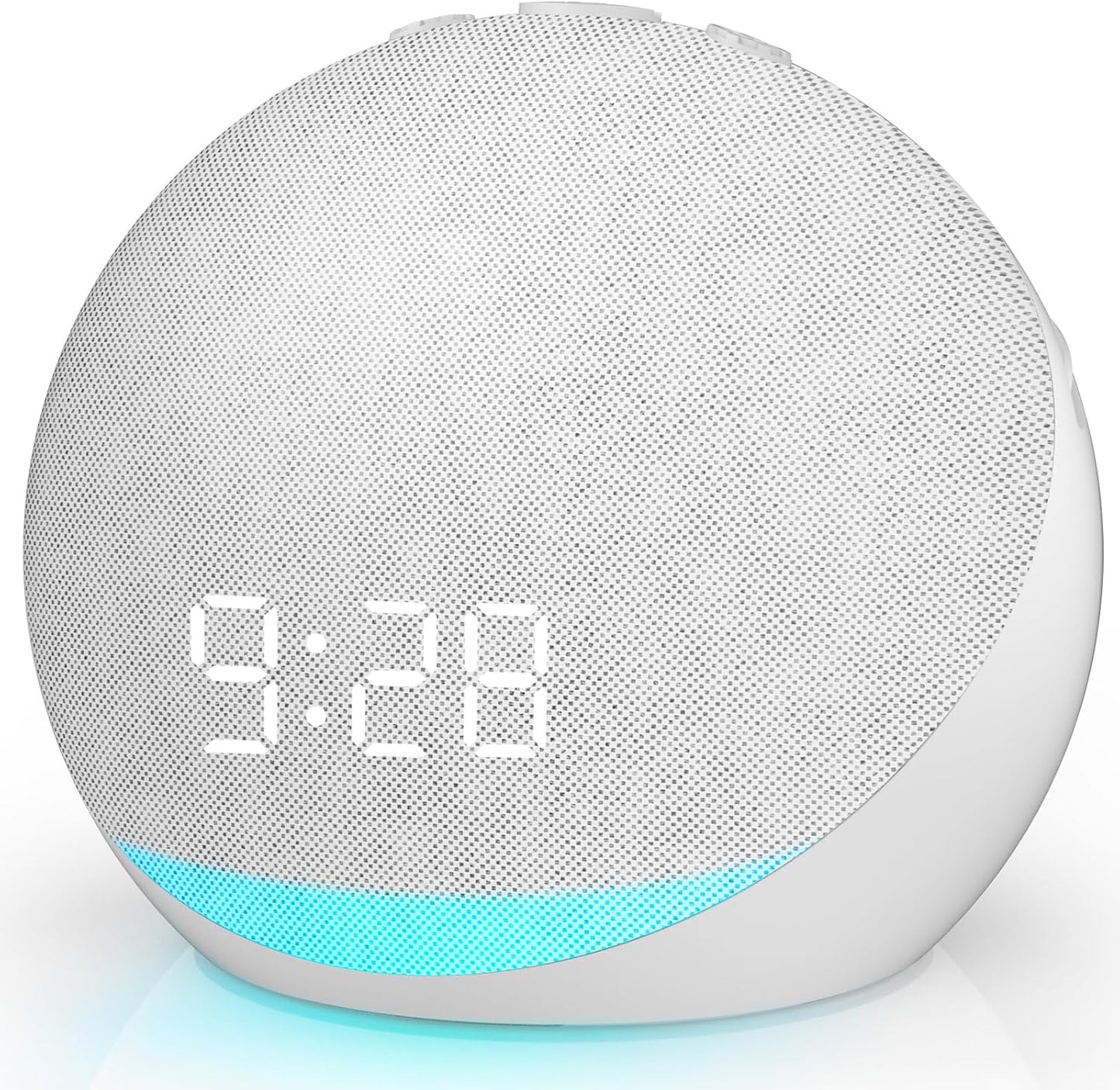Sound Machine Alarm Clock for Bedroom: 25 Natural Sleep Sounds | White Noise Machine for Adults Kids Baby - Gentle Wake Up Alarm with Bluetooth Speaker - Putty