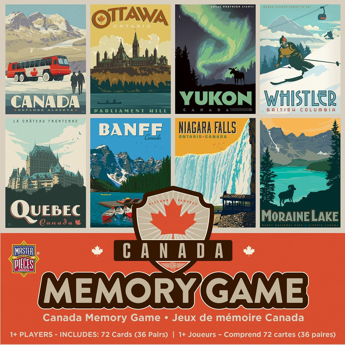 Masterpieces Farmer's Almanac Backyard Garden Flowers Memory Matching Game for Adults - 68 Cards Featuring Beautiful Flower Art, Educational & Engaging, Ages 14+