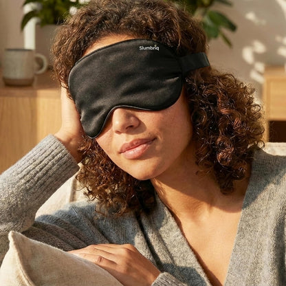 Cooling Eye Mask for Sleeping – Reusable Hot & Cold Gel Eye Mask with Adjustable Strap, Wide Coverage Sleep Eye Mask for Relaxation, Travel & Eye Comfort
