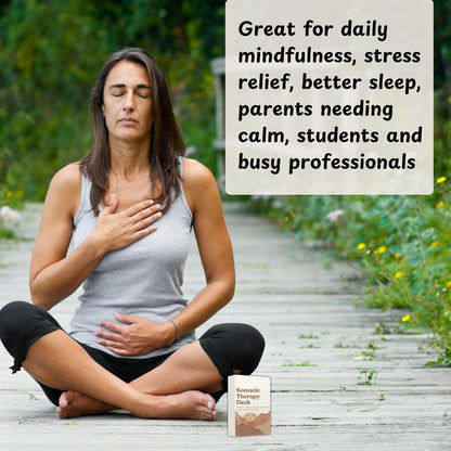 Somatic Therapy Cards: 50 exercises for nervous system regulation | Reset Nervous System, Relieve Anxiety, Soothe Stress, Mindfulness & Breathwork, Daily Movement