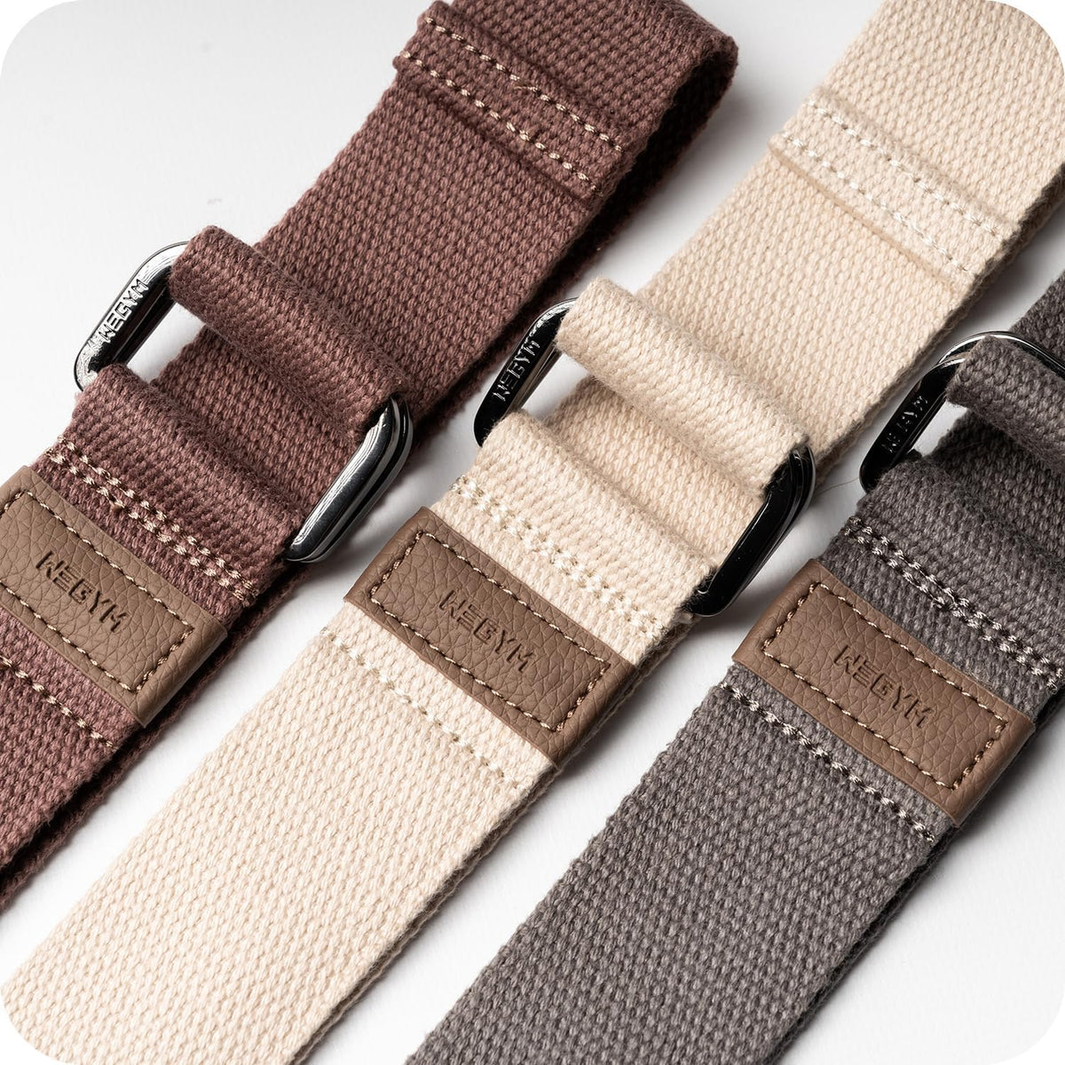 WeGym Yoga Strap for Stretching, Pilates and Mobility, Adjustable Length