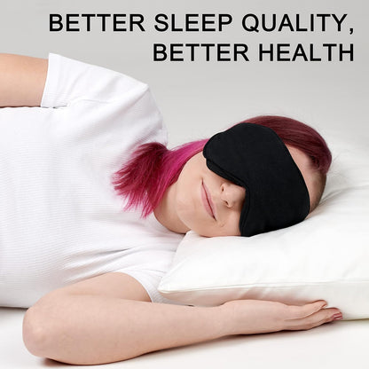 100% Bamboo Viscose Sleep Eye Mask - Dark Gray - Superior to Cotton - Light Blocking Travel Blindfold for Men & Women - Ultra-Soft & Comfortable with Adjustable Strap for Restful Sleep - by JoMo