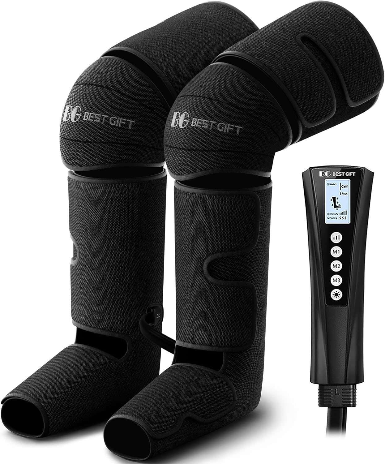 Fathers Day Dad Gifts for Husband, Men, Mom, Wife, Women, Her Him, Mothers Day, Christmas, Valentines Day Air Compression Massager with Heat for Comprehensive Leg and Foot Therapy, Helpful for Relax
