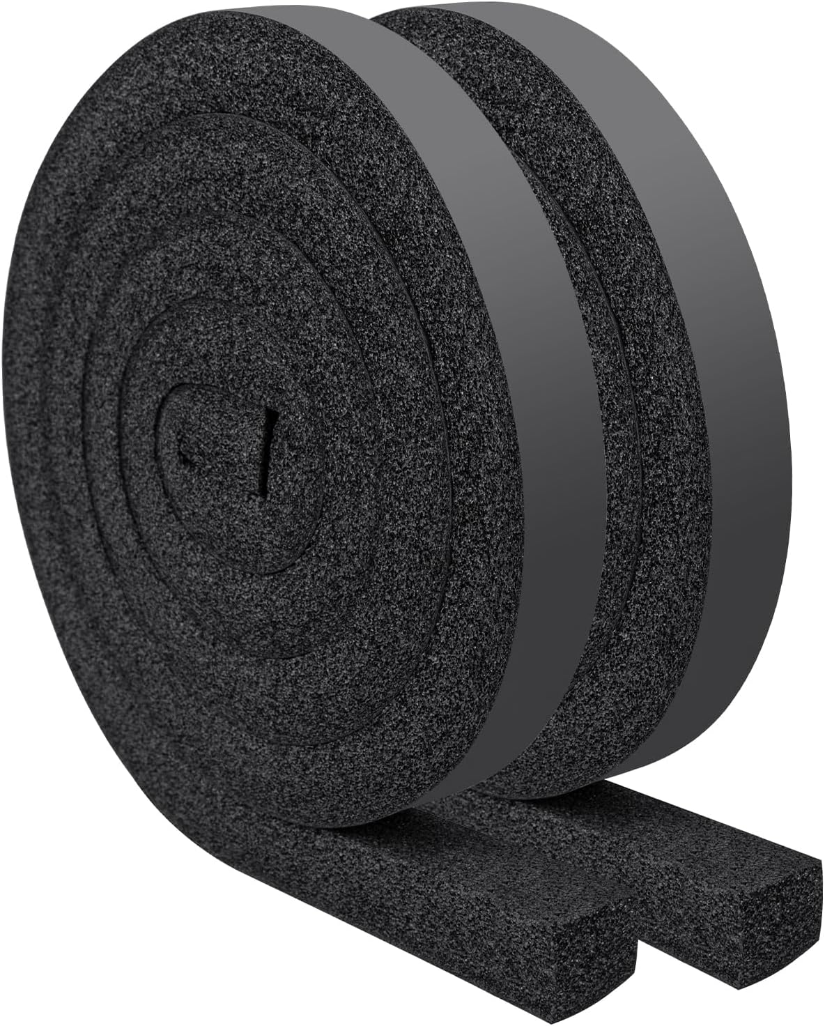 Yotache Open Cell Foam Air Conditioner Insulation Seal Strip 2"x1", 6.5 Ft | Non-Adhesive, Air Conditioning Weather Strip