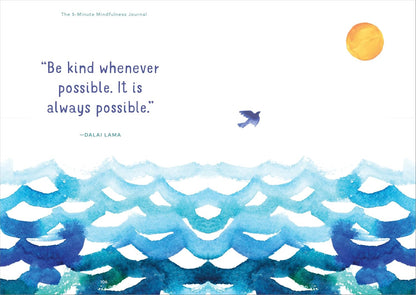 The 5-Minute Mindfulness Journal: Daily Practices for a Calmer, Happier You