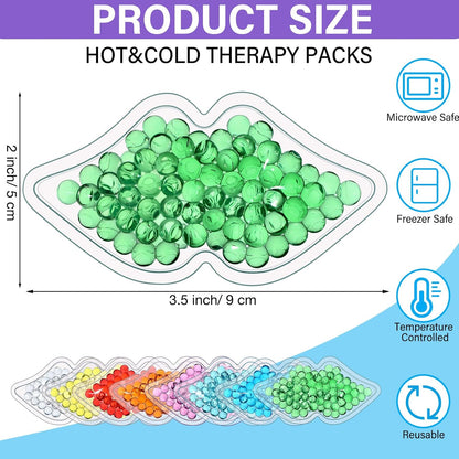 TrelaCo 80 PCS Mini Lip Ice Pack - Cold Compress Reusable Portable Gel Ice Pack Bulk for Relief Headaches, Toothaches, Tired, Eye Face Swelling, Relax