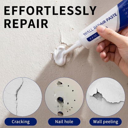 Drywall Repair Kit with Scraper, 2026 New Wall Mending Agent for Holes, Cracks, Small Damage, Quick Easy Solution for Home Wall Efficient Patch Repair (1 pcs)