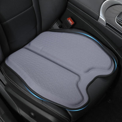 Soft Thin Gel Seat Cushion with 1 Inch Gel - Sciatica Relief | Black Non-Slip Pad for Car Seat Office Chair Wheelchair, Tailbone Pain Relief, Ideal for Long Drives or Sitting
