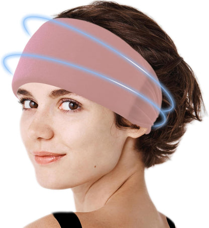 Crimmy Migraine Relief Cap, Headache Ice Pack Headband, Cold Face Eye Mask