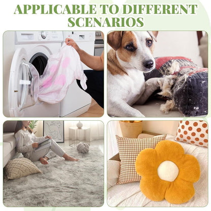 12Pcs Washing Machine Pet Hair Catcher, Pet Hair Remover for Laundry Reusable Washing Machine Dog and Cat Hairs Catcher for Removing Pets Hairs, Lint and Fur