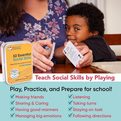 Mind Brain Emotion 52 Essential Life Skills: No-Excuses Game to Teach Kids, Teens & Adults How to Care for Self & Chores, Practical Solution for Responsible Boys, Confident Girls, Happy Family
