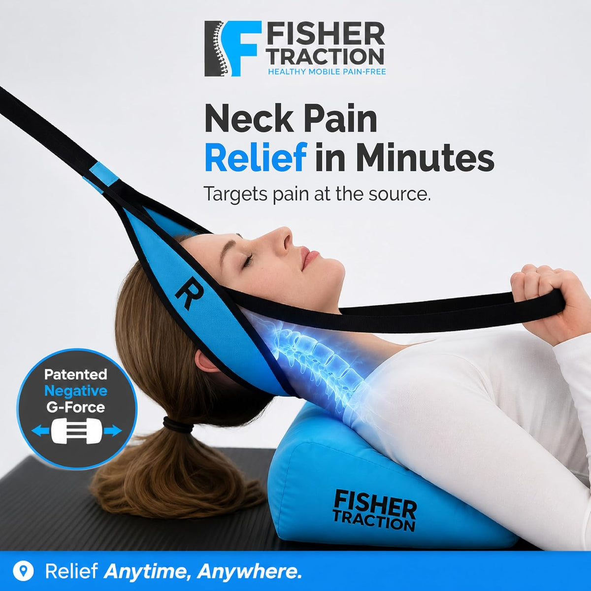 Fisher Traction Patented Lumbar Traction Device (Under 230 lbs)