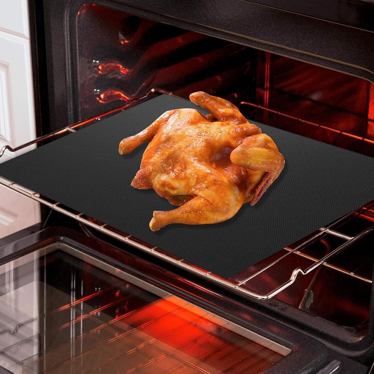 Reusable Air Fryer Liners for Breville Smart Oven Air Fryer Pro BOV900BSS, Ninja Foodi, Non-Stick, 3x Liners + 3x Mesh