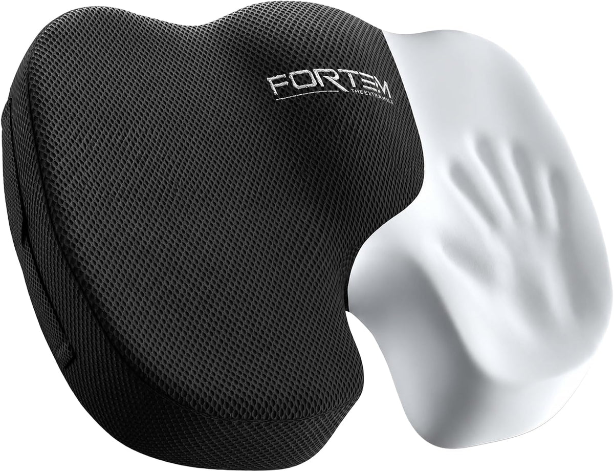 FORTEM Seat Cushion, Office Chair Cushion for Tailbone Sciatica Pain Relief