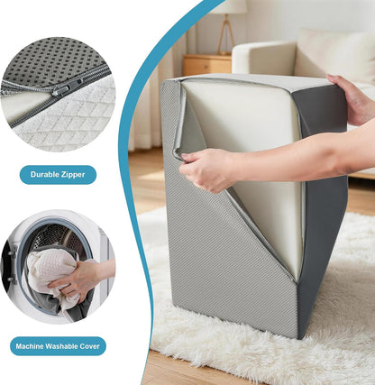 Yojoker Leg Elevation Pillows for Swelling, Memory Foam Wedge Pillow for Legs Blood Circulation, Leg Elevation Pillows for After Surgery, Knee Wedge Pillow for Sleeping Back Hip Ankles Relief