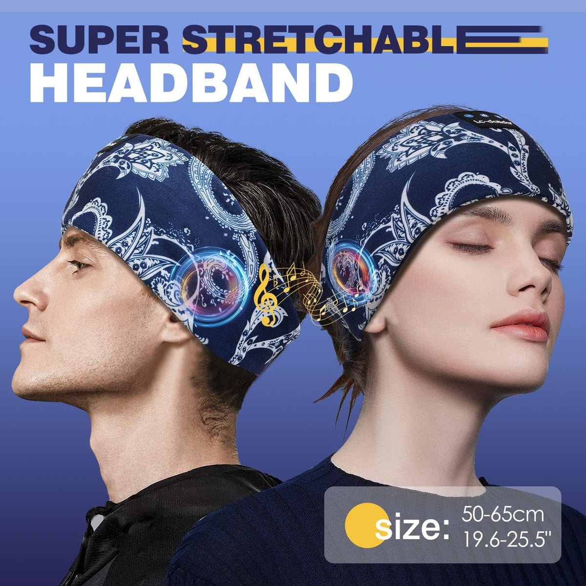LC-dolida Sleep Headphones Bluetooth Headband