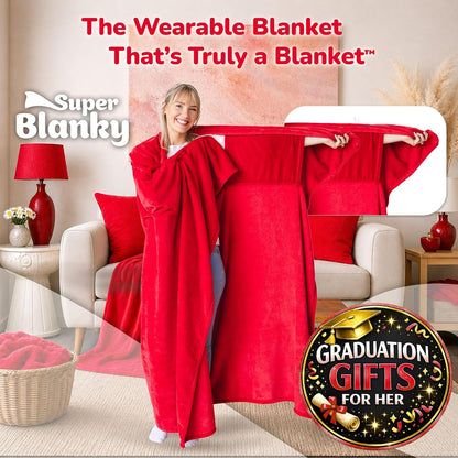Wearable Blankets for Women & Men, Graduation Day Gift for Her, Cozy Gifts for Women, Wife Birthday Gifts Ideas