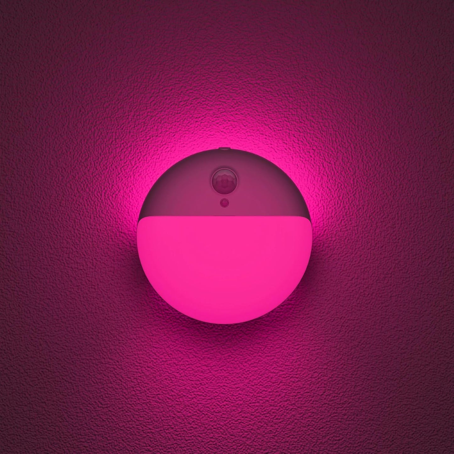 Small Motion Sensor Amber Night Light Battery Operated, Toilet Light | 2 Pack, 3 Modes, Dimmable 1-15lm, Dim Light Soft Glow, No Plug, Wireless Stick on Light for Bedroom, Sleep, Bathroom, Kids