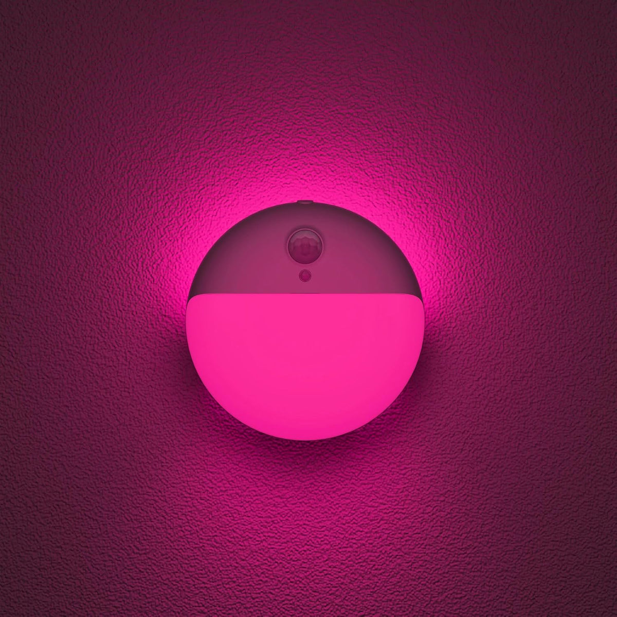 YUNLEX Small Motion Sensor Amber Night Light Battery Operated, Toilet Light