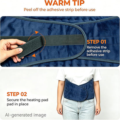 IGXHAVIZ Heating Pad with Adjustable Belt