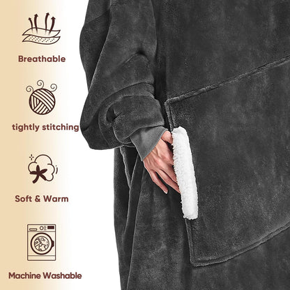 yescool Wearable Blanket Hoodie as Christmas Birthday Gifts for Women Mom - Colors A