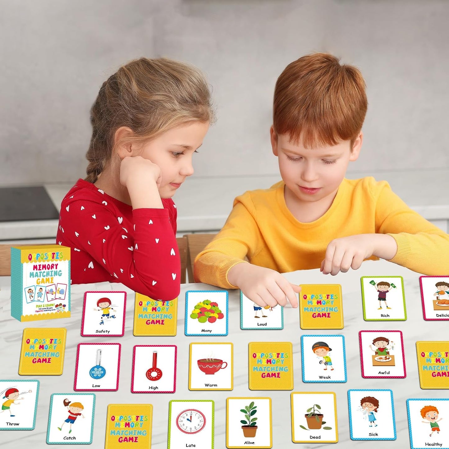 gisgfim 100 PCS Memory Matching Game Famous Paintings Concentration Memory Card for Adults Learning Educational Game A Fun & Fast Artworks Theme Matching Games