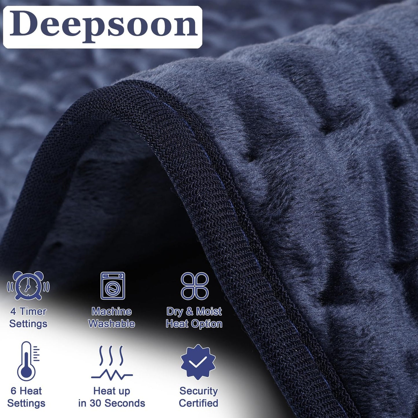 Heating Pad,Heated Blanket,Heating Pad for Back Neck,Grey,24x12 Inch | Electric Heating Pad,Dry/Moist Heat Heating Pads,Heating Pads for Shoulder,Abdomen,Heat Pad for Women Men,Birthday Gift