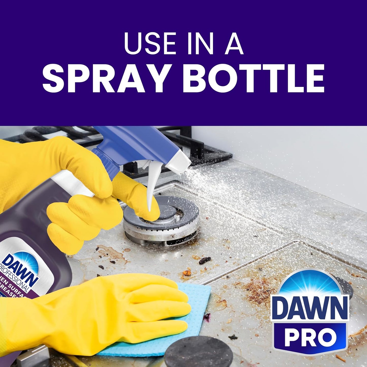 Dawn PRO Kitchen Surface Degreaser, Bulk Cleaning Spray for Oil and Grease Buildup in Commercial Kitchens, 32 fl oz (Case of 6)