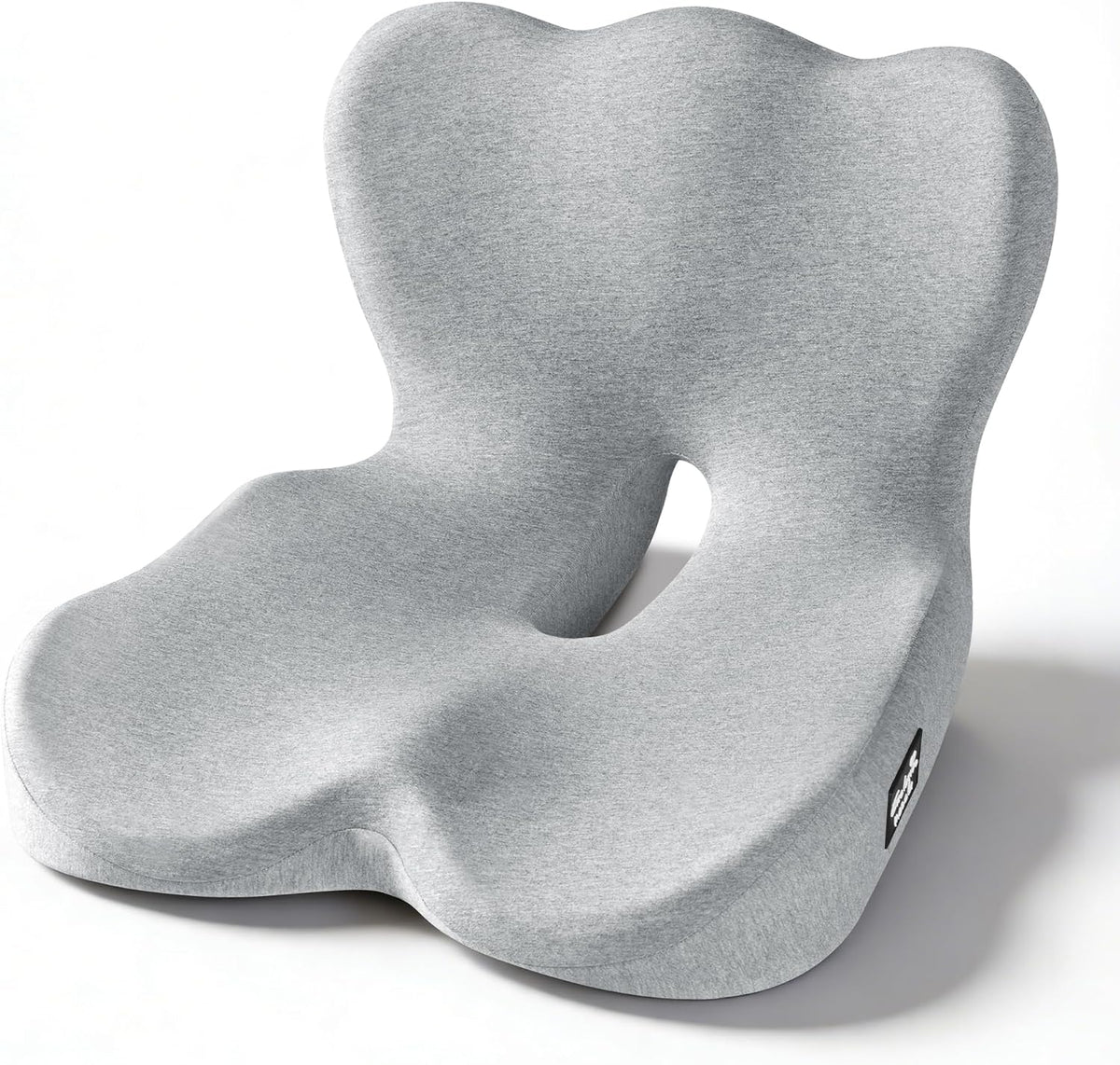 Exclusivo Mezcla Memory Foam Seat Cushion, Grey