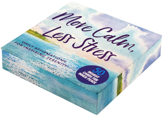 More Calm, Less Stress Insight Cards (Deck of 50 Relaxation Cards)