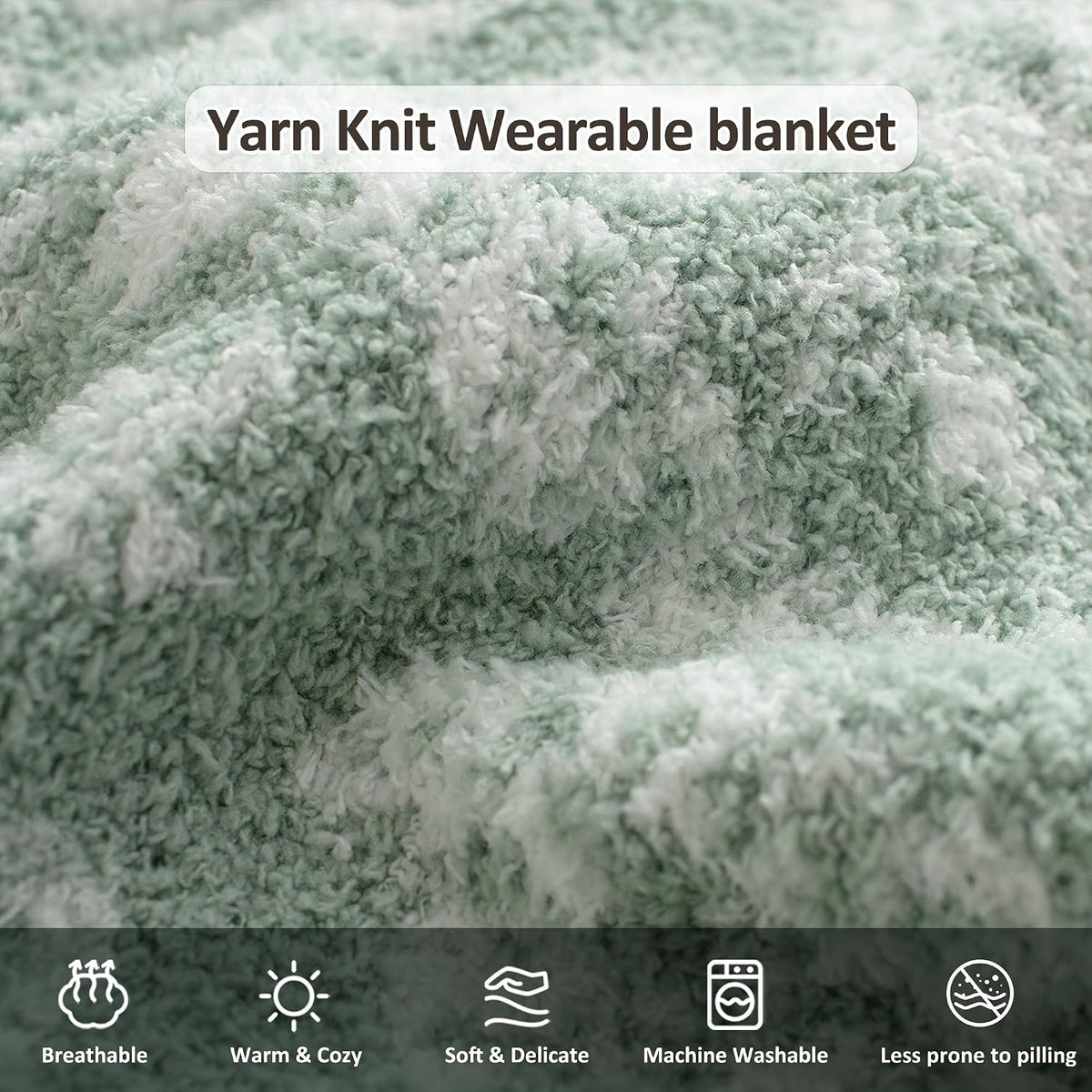 WDCOZY Wearable Blanket Hoodie Poncho Throw Comfy Soft Warm Cape Shawl Cozy Cloak Wrap Hooded with Sleeves For Women Adults