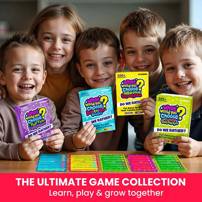 QUOKKA Card Game for Teens, Kids, Adults – 500+ Hilarious Travel & Vacation Scenarios | Funny Getaways What Would You Choose Challenge | Family Nights & Party Game for Friends, Road Trips & Sleepovers