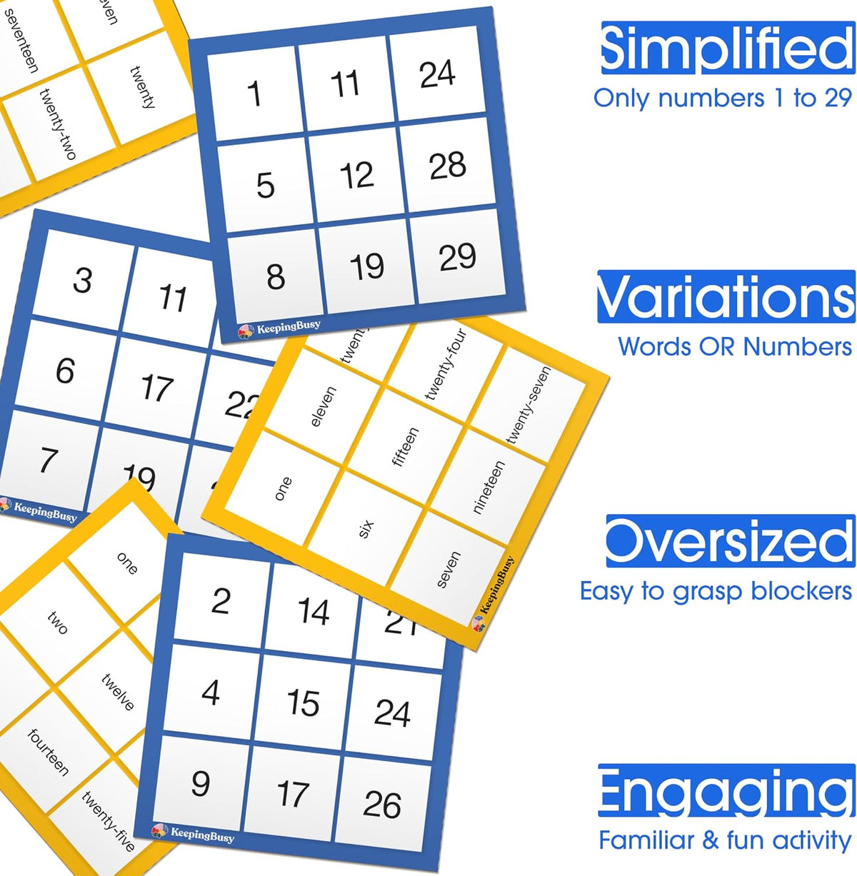 Keeping Busy Expressions Set 1 Dementia Activities for Seniors | Alzheimer Products for Elderly Patients | Fun Memory Game Toy & Cognitive Brain Puzzle for Senior Citizens w/Memory Loss or Alzheimers