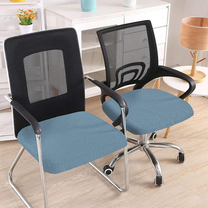 Smiry Office Computer Chair Armrest Covers, 2PCs Anti-dust Arm Rest Pad | Removable Washable Desk Chair Arm Pad Covers, Grey