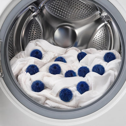 12 Pack Pet Hair Remover for Laundry, Reusable Lint Balls for Dryer & Washer, Effective Lint Catcher for Washing Machine, Dog and Cat Hair Catcher, Dryer Balls Alternative to Pet Hair Sheets