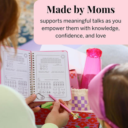Pixie Period Tracker Journal for Girls 8-12 - Pixie’s My First Period Notebook with Daily Menstrual Cycle Guided Reflection For Feminine Care - First Period Gifts For Young Girls & Teens