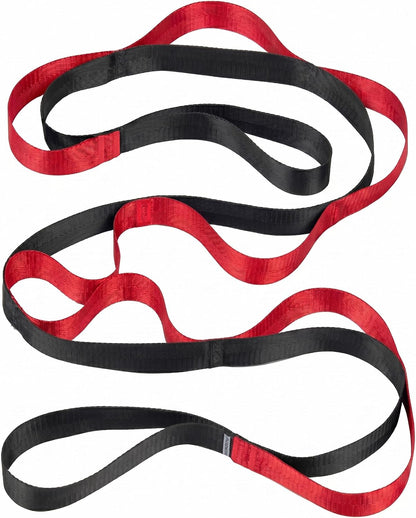 Acozycoo Stretching Strap with Loops for Physical Therapy,Knee,Calf,Back | Yoga Strap for Stretching,Non-Elastic Stretch Band,Rehab,Pilates,Flexibility Training,Hamstring,Leg Lifter,Fascia,Leg,Hip