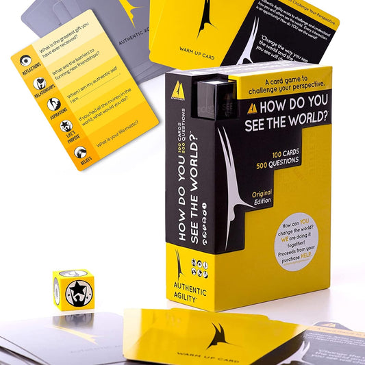How Do You See The World? Conversation Card Game 500 Questions | 500 thought‑provoking questions roll draw answer spark meaningful conversations for families friends classrooms and groups