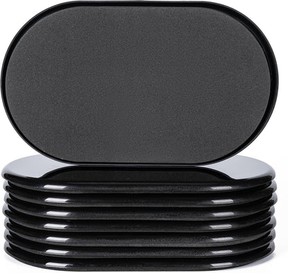 Furniture Sliders, 8 Pcs 3 1/2'' Furniture Sliders Pads for Hardwood Floors, Chair Legs Floors Protectors, Reusable Round Glides Glider, Heavy Duty Furniture Movers Sliders | Chair Legs Floors Protectors, Reusable Round Glides Glider, Heavy Duty