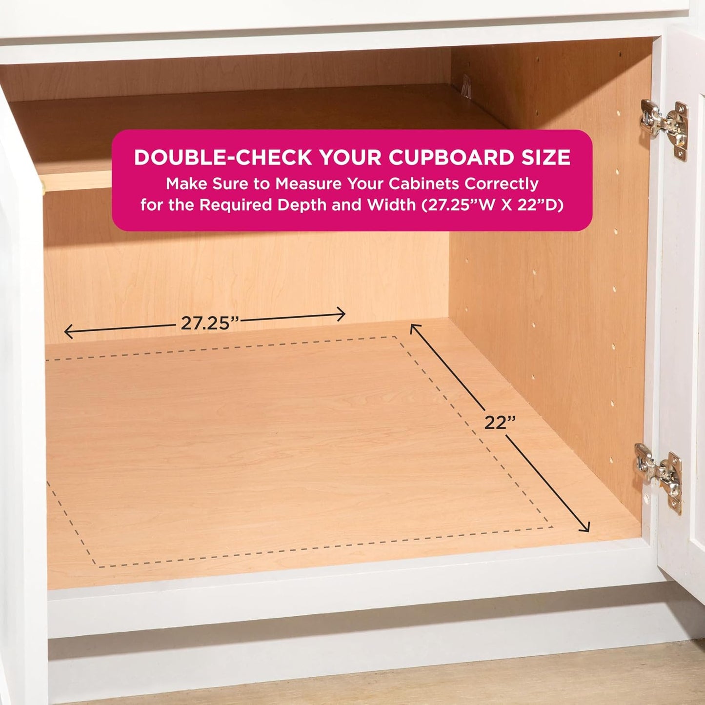 HOLDN’ STORAGE Pull Out Cabinet Organizer, Pantry Drawer, 14"W x 21"D x 5"H | Heavy-Duty Full-Extension, Roll Out Shelf for Pots, Pans & Under Sink Storage, Chrome, Require a 15.25"W Cabinet Opening