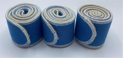 Therapeutic Treatment Wrap, 3 Count Pack, Binder Tape Like Wrap, Elastic Stretch, Effectively Holds Moist Heat Packs, Heating Packs, Cold Packs and Electrodes in Place (2.5" W x 24" L)