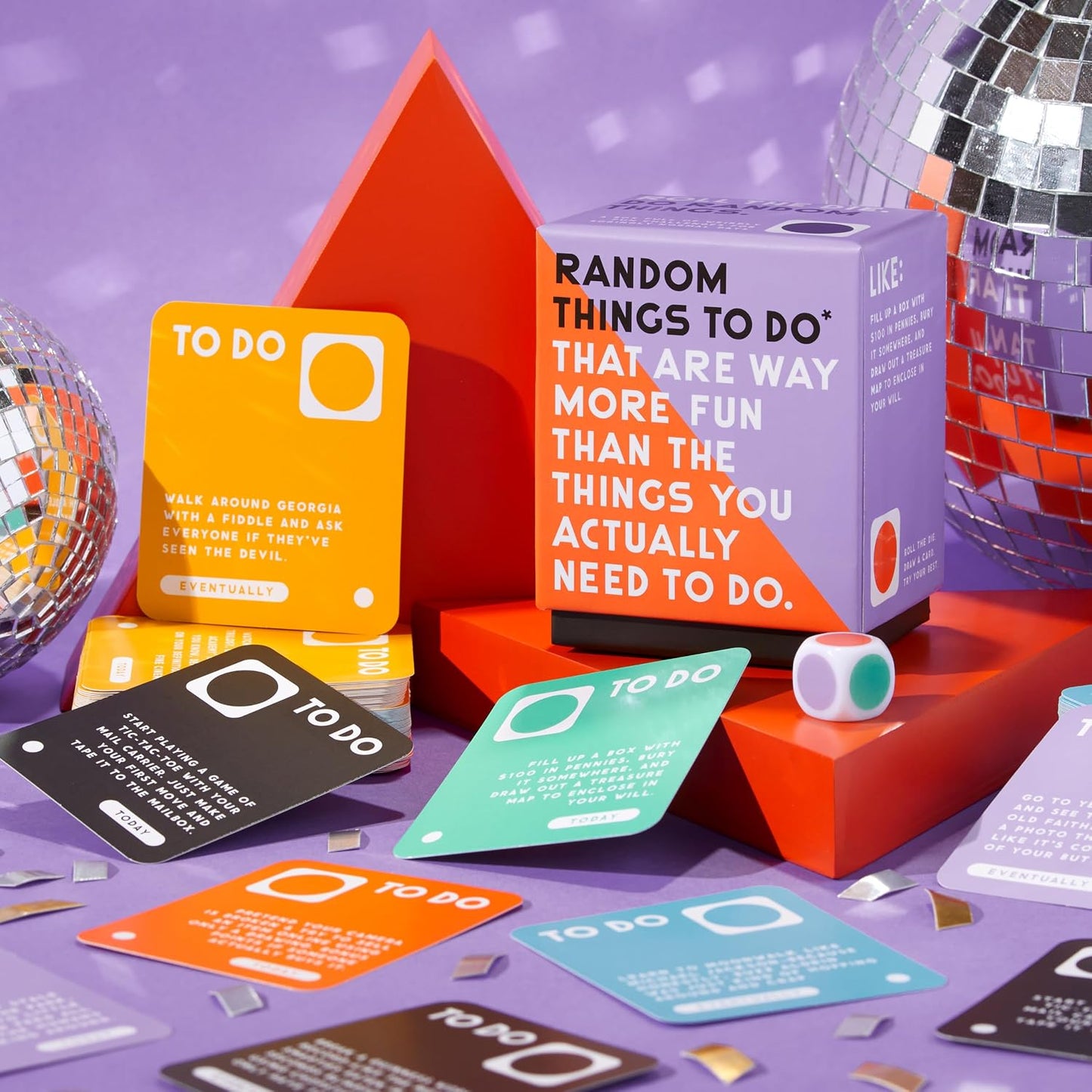 Brass Monkey Random Things to Do – Random Decision Making Card Set for Adults
