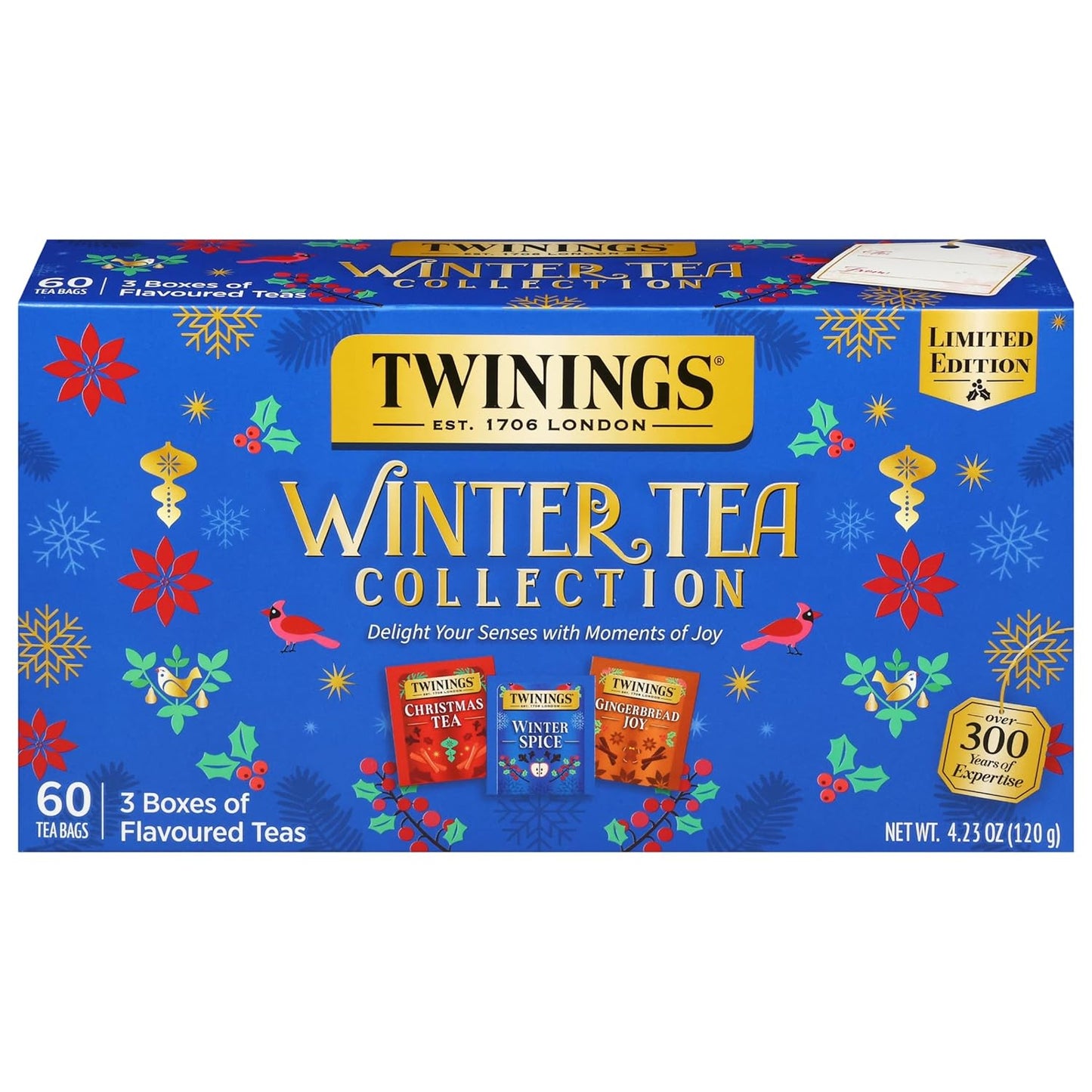 Twinings Mango & Pineapple Herbal Tea Individually Wrapped Bags, 20 Count (Pack of 1), Naturally Caffeine-Free, Enjoy Hot or Iced, 20 Teabags