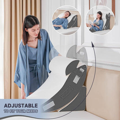 Yojoker Leg Elevation Pillows for Swelling, Memory Foam Wedge Pillow for Legs Blood Circulation, Leg Elevation Pillows for After Surgery, Knee Wedge Pillow for Sleeping Back Hip Ankles Relief