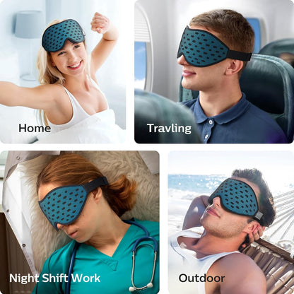 LitBear Breathable Sleep Mask, 3D Eye Mask Sleep for Side Sleepers Women Men