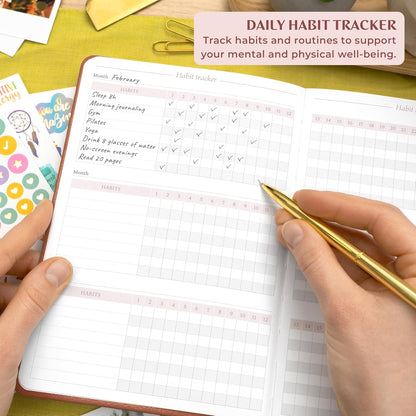 Legend Positivity Journal with Prompts – Guided Daily Affirmation Journal for Women & Men – Mental Health, Gratitude & Reflection Diary (Lavender)